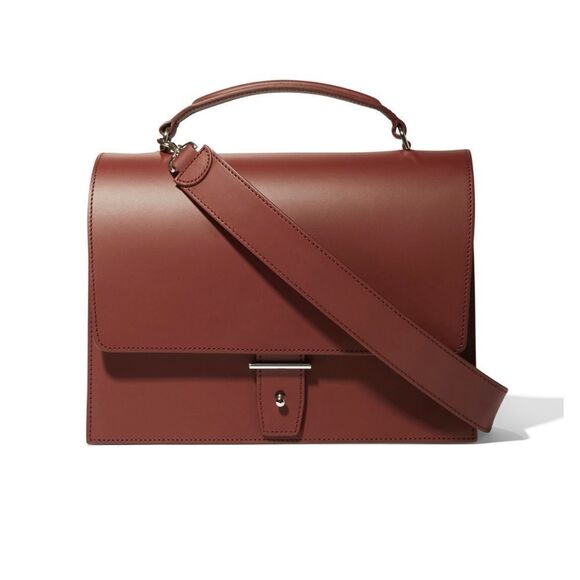 PB 0110 Handbags - PB 0110 Foldover Handbag in Wine